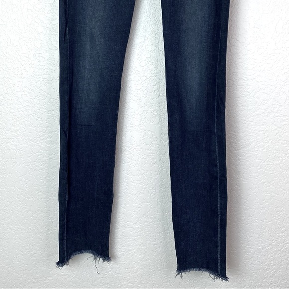 AG ADRIANO GOLDSCHMIED Dark Raw Hem the Absolute Legging Skinny Jeans Denim 25R - Picture 5 of 14